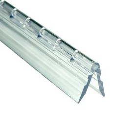 3 Pack 1-3/4" x 12" Long Plastic Acrylic (Plexiglass) Piano Hinge - Cuttable
