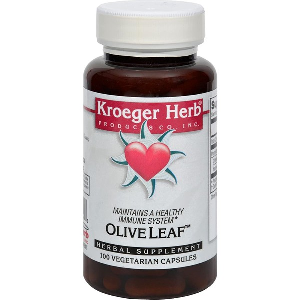 Kroeger Herb Olive Leaf Caps 100 Cap