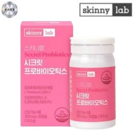 Skinny Lab 시크릿 프로바이오틱스 30캡슐 여성 질유래 유산균 50억보장 신바이오틱스 락토바실러스 비피더스 무부형제 Secret Probiotics 30 Capsules Women's Vaginal-Origin Probiotics 5 Billion Guaranteed Synbiotics Lactobacillus Bifidus No Excipients