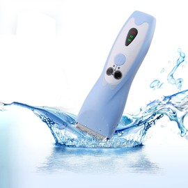 AMOBEBE Hair Clipper, For Children, Waterproof, Charging, LED LCD, Japanese Instruction Manual Included, Adapter with PSE Certificate Included