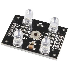 DKARDU DC 3-5V TCS230 TCS3200 Color Recognition Sensor Module Color Recognition Detector Module 4 LED with Dupont Cable for Arduino