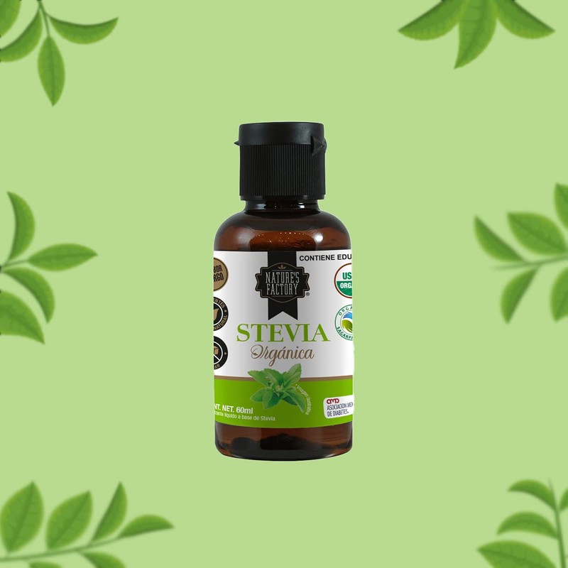 Nature's Factory, Stevia Líquida, 60 mililitros