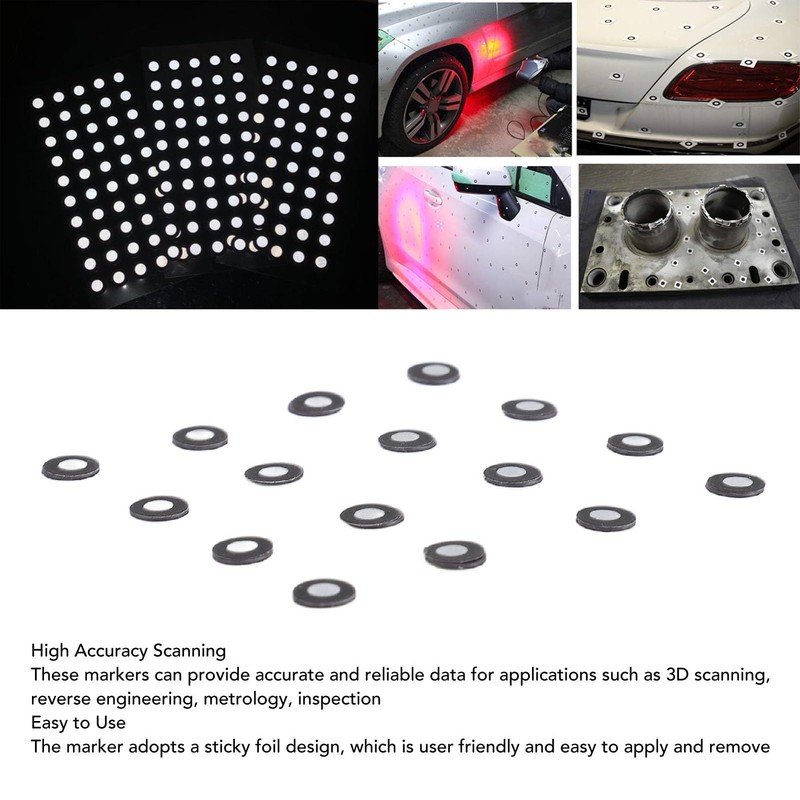 Magnetic 3D Scanning, 150pcs 3D Magnetic Scan Position Targets, Highly