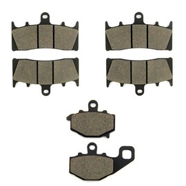 SOMMET Motorcycle Brake Pads Front and Rear for Kawasaki ZX9R 1996-2001