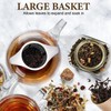 304 Stainless Steel Tea Strainer with Lid and Double Handles
