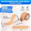 Kinesiology Tape Pre Cut - Beige Physio Tape Strips for