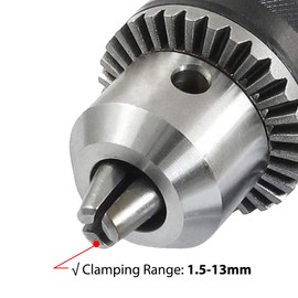 Bestgle 1.5-13mm Drill Chuck Adapter Mount 1/2-20UNF Quick Change Connect Conversion Chuck with 1/4" Quick Change Hex Shank, SDS-Plus Shank and 1/2" Square Female Adapter