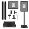 Shoikuli Adjustable Heavy Duty Pedestal Sign Holder Floor Stand Sign