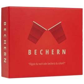BECHERN®, the ultimate Mix of Kings Cup & Flip Cup 69 Playing Cards, 10 Red Shot Cups, The New Cult Party Game for Fun Game Evenings with Friends,Card Game,Drinking Game,Drinking Game for Stag or Hen Nights, for parties with your flatmates, New Year's Ev