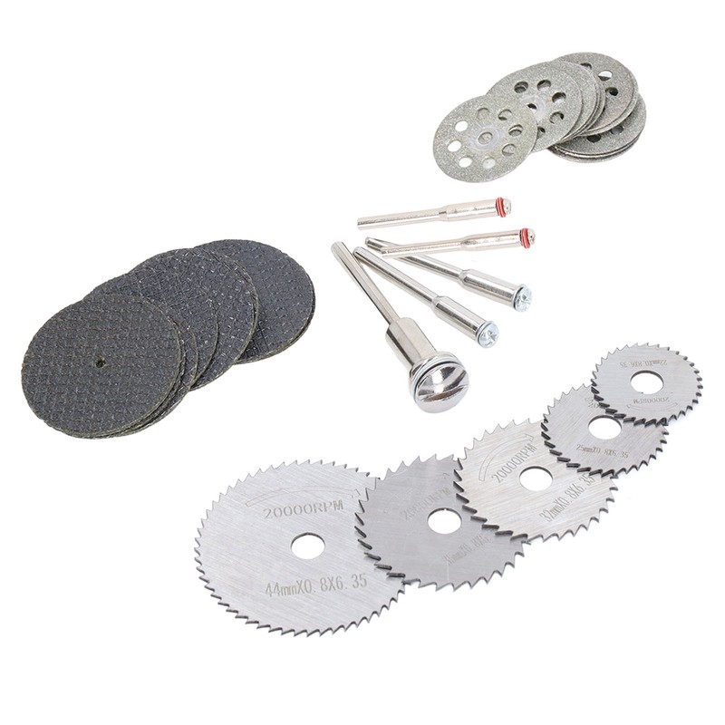 30Pcs Cutting Wheel Discs High Speed Steel Saw Blades with