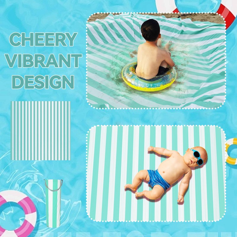 6.5 x 6.5 Feet Baby Beach Pool, 2-in-1 Toddler Paddling