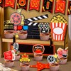 Movie Night Party Decorations, 84 Pcs Movie Night Party Supplies