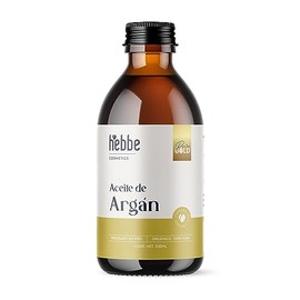 HEBBE - Aceite de Argán 250 ml | Cuidado de Labios y Piel | Atenua Arrugas | Hidratante y Mejora Afecciones Cutáneas | Contenido de 250ml