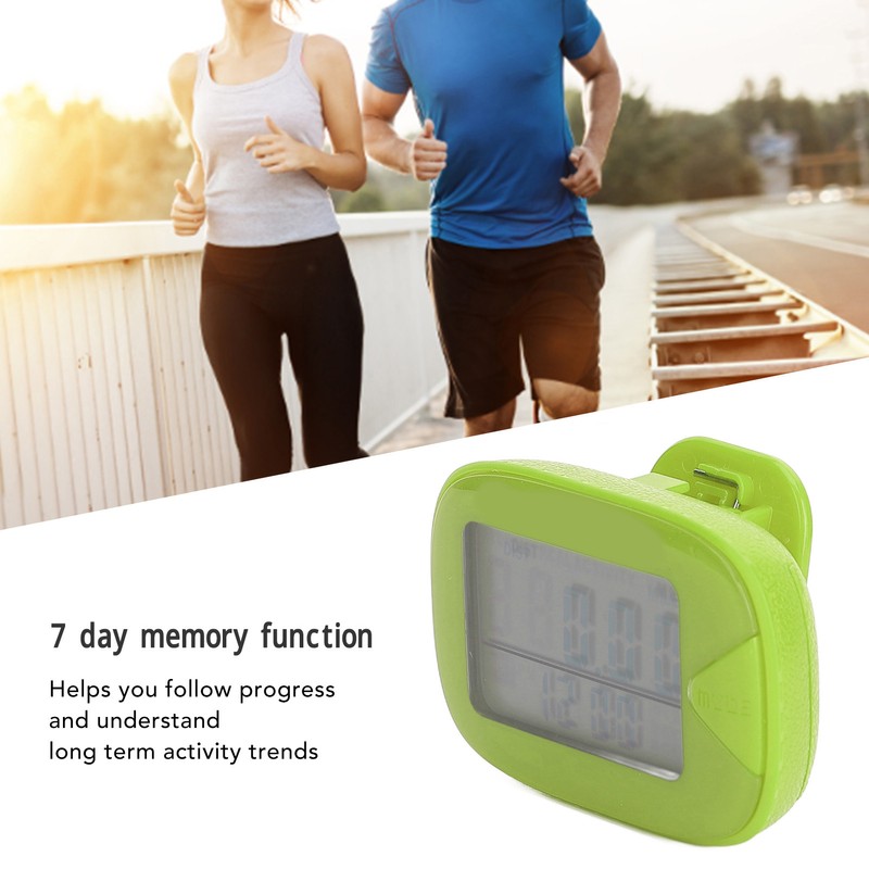 Walking Pedometer Large Digital Display Multifunctional Lightweight Accuracy Memory Step