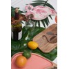Beachcombers Flamingo Mango and Enamel Serving Platter Pink