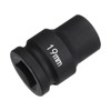sourcing map 6-Point Impact Socket 3/4" Drive 19mm Metric 40Cr