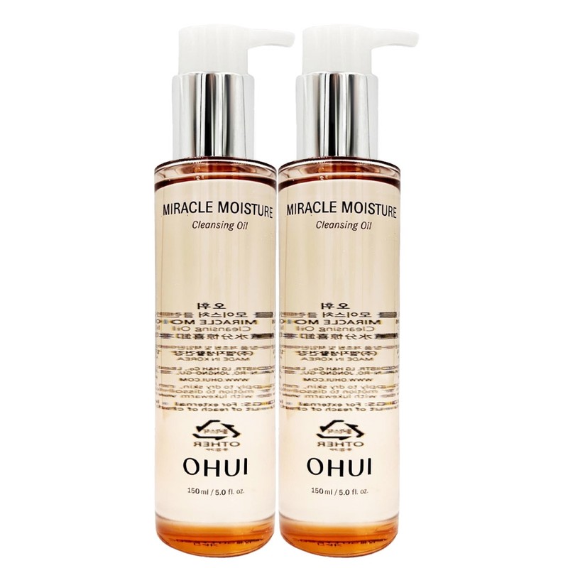 Ohui Miracle Moisture Cleansing Oil 150ml x 2 / 오휘