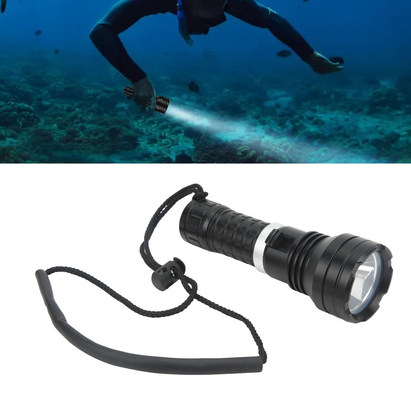 D855 Underwater Diving Light Highlight XHP70 Magnetic Switch Fixed Focus