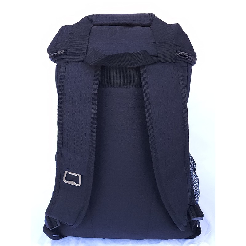 Fully Involved Stitching Firefighter Backpack Cooler (Black)