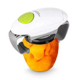 LEAZZLE Electric Can Opener, Electric Glass Opener, Restaurant Can Opener, Smooth Edge, Automatic Lid Opener for New Sealed Jars, Hands-Free Can Opener with Less Effort to Open