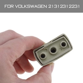 EMSea 4PCS Car Sun Visor Hook Clips 3B0857561B 21312312231 Compatible with Transporter T4 Van Camper Compatible with Caddy Van MK3 Compatible with Golf MK4 Grey