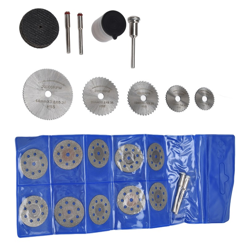 60Pcs Cutting Wheel Mini Wood Cutter Disc Saw Blade Tool