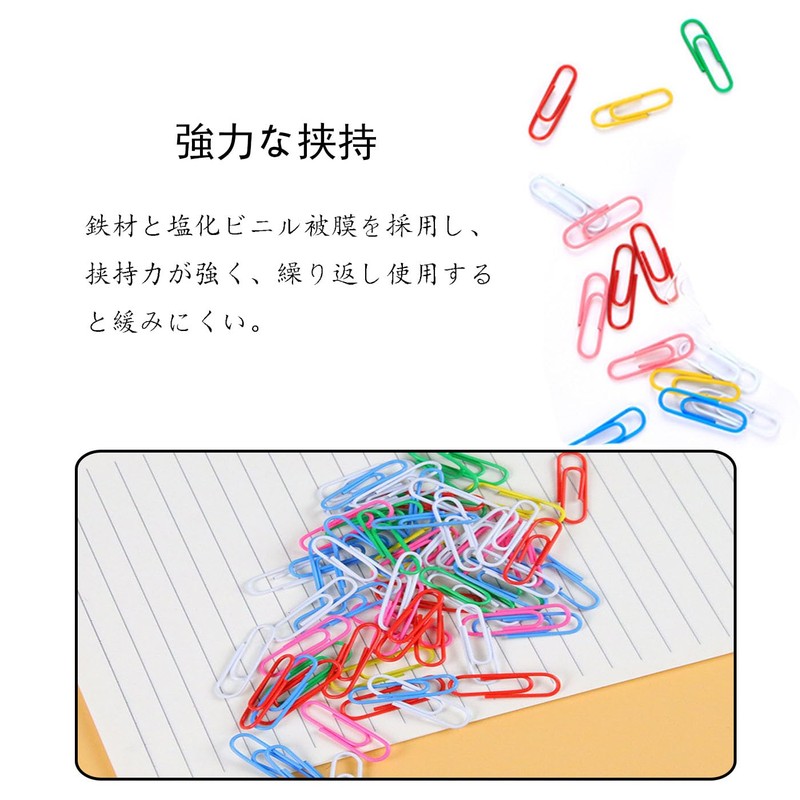 BRIIKPP 200pcs Color Zem Clips 6 Colors 28mm