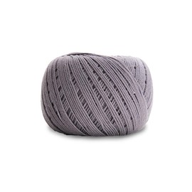 Circulo Amigurumi Hilo 100% algodón virgen brasileño mercerizado – hilo de algodón para ganchillo y tejer, hilo suave, hilo gris arte – hilo de peso deportivo, 4.5 onzas, 278 yardas, color 8797 – acero