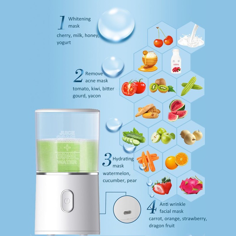 Facial Mask Machine DIY Natural Fruit Vegetable Mask Collagen USB