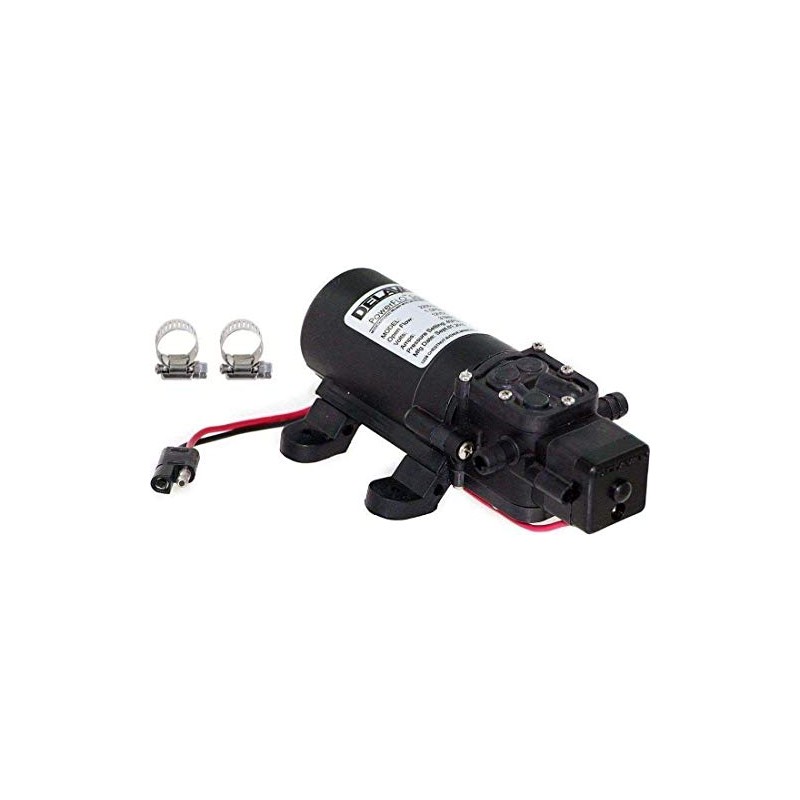 Delavan 2200-201 PowerFlo 12V Demand Diaphragm Pump with 2 Hose