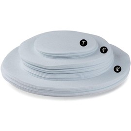 Felt Plate China Storage Dividers Protectors White Extra Large Thick and Premium Soft (Extra Large, White)