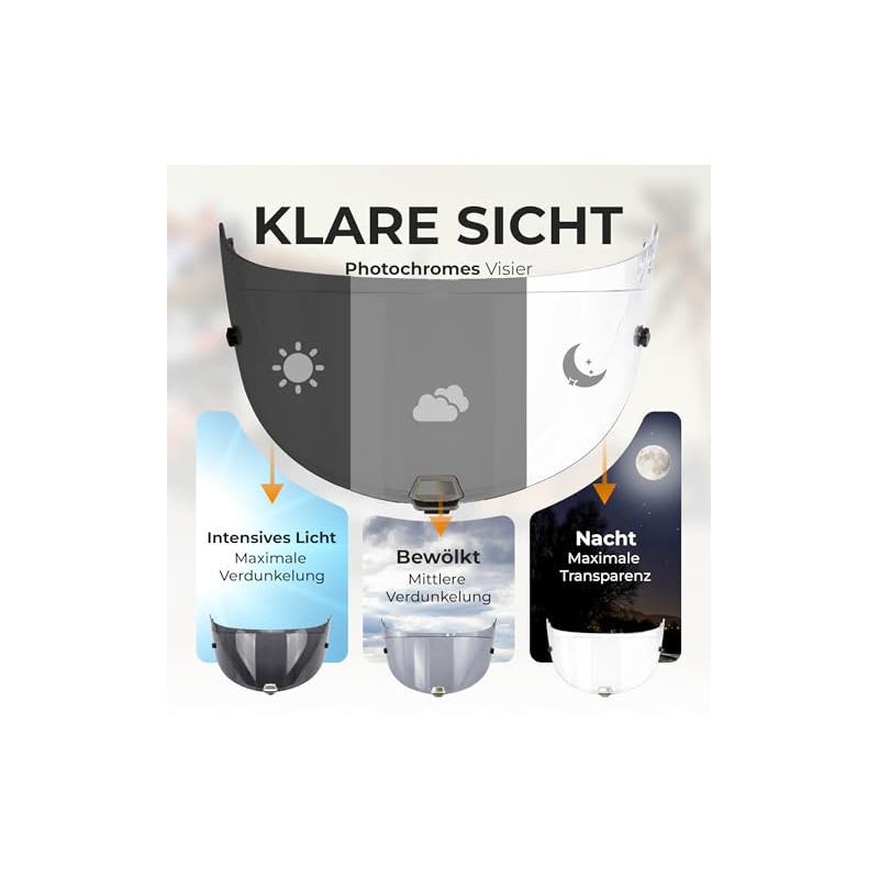 Compatible with Visor HJC RPHA 70 - RPHA 11 -