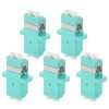 UKCOCO Fibre Optic Cable Adapter, Pack of 5 LC Female