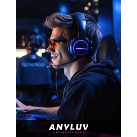 ANYLUV Blue Light Glasses Men/Women, Gaming Blue Light Blocking Glasses, Relieve Eyestrain-Carbon fiber Brown