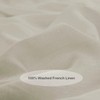 meadow park 100% Stone Washed Linen Duvet Cover with Pillow