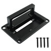 Zorfeter Black Recessed Pull Handles with Mount Screws, Hatches Pull