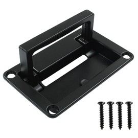 Zorfeter Black Recessed Pull Handles with Mount Screws, Hatches Pull Handle 3.5"x2.4" Inch, Flush Lift Recessed Door Handle for Toolbox Deck Hatch Chest Case