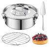 Supkiir Flan Pan Flanera Mold, Stainless Steel Moldes Para Flan