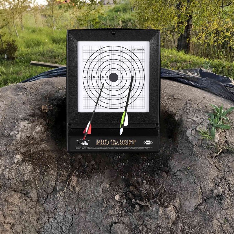 Bopfimer Outdoor Portable Targets for Reusable & with Trap Net