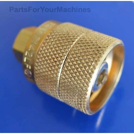 REGO FOR LPG POWERED LAWNMOWERS, TANK CONNECTOR, REGO 7142LF, LEFT HAND THREAD