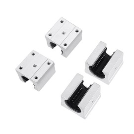 4Pcs SBR12UU Block Linear Rail Bearing Slide 12mm Aluminum Open Block for SBR12 12mm Linear Guide Rail