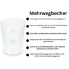DeinPack 50 Reusable Shot Cups 2 cl / 4 cl