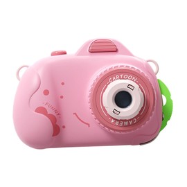 Oshhni Kids Light And Shadow Camera Toys Defends Game Camera Parents Children Activities Realistic Projection Toy Education for Boys, pink