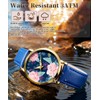BOSHIYA Women's Watch Leather Strap Simulation Classic Quartz Waterproof Casual