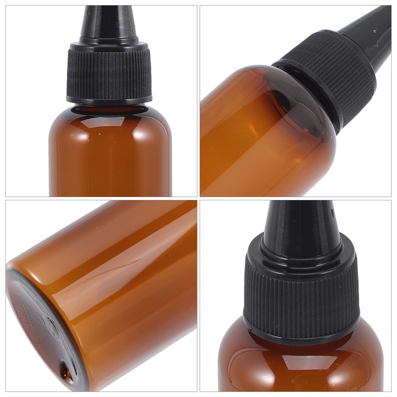 ULTECHNOVO Hair Styling Applicator Bottles 10 Pcs 50ml Plastic Refillable