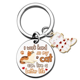 VIESUJI Cat Lover Gifts for Women Cat Themed Gifts Black Cats Gift Cats Mom Present