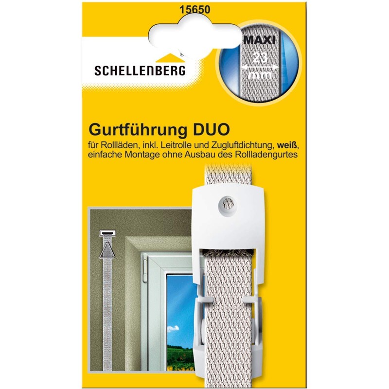 Schellenberg Duo Maxi 15650 Roller Shutter Belt Guide with Draught
