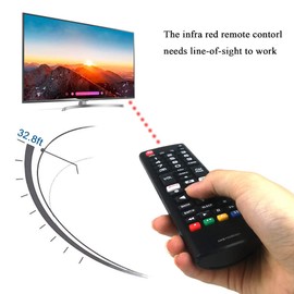 ANKIMI AKB75095307 AKB75095308 - Mando a Distancia Compatible con LG LCD TV 43UJ6500 43UJ6560 49UJ6500 49UJ6560 55UJ6520 55UJ6540 55UJ6580 60UJ6540 32LJ550B 32LJ550B-UA 32LJ550M 43UJ6350