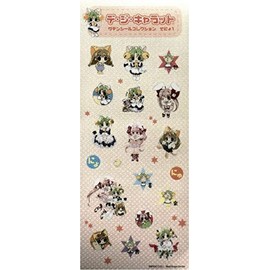 Broccoli Di Gi Charat Satin Pink Sticker Sheet