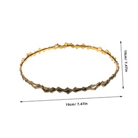 Outanaya Vintage Twisted Wave Braid Headband for Women Elegant Retro Hair Accessories with Classic Crown Design Woven Style for Wedding Parties Graduation Proms